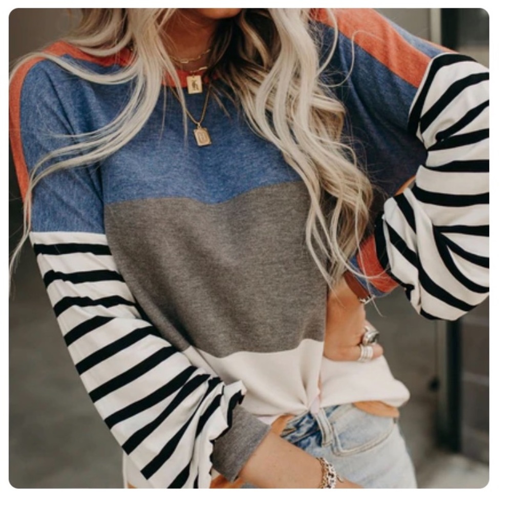 Lovely Melody mixed media top from Mindy Mae’s market